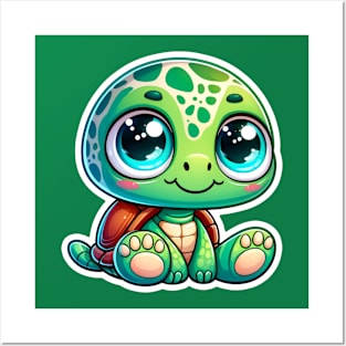 Baby Tortoise Posters and Art